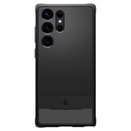 Case SPIGEN Rugged Armor ACS05613 for Samsung Galaxy S23 Ultra - Matte Black цена и информация | Telefonu vāciņi, maciņi | 220.lv