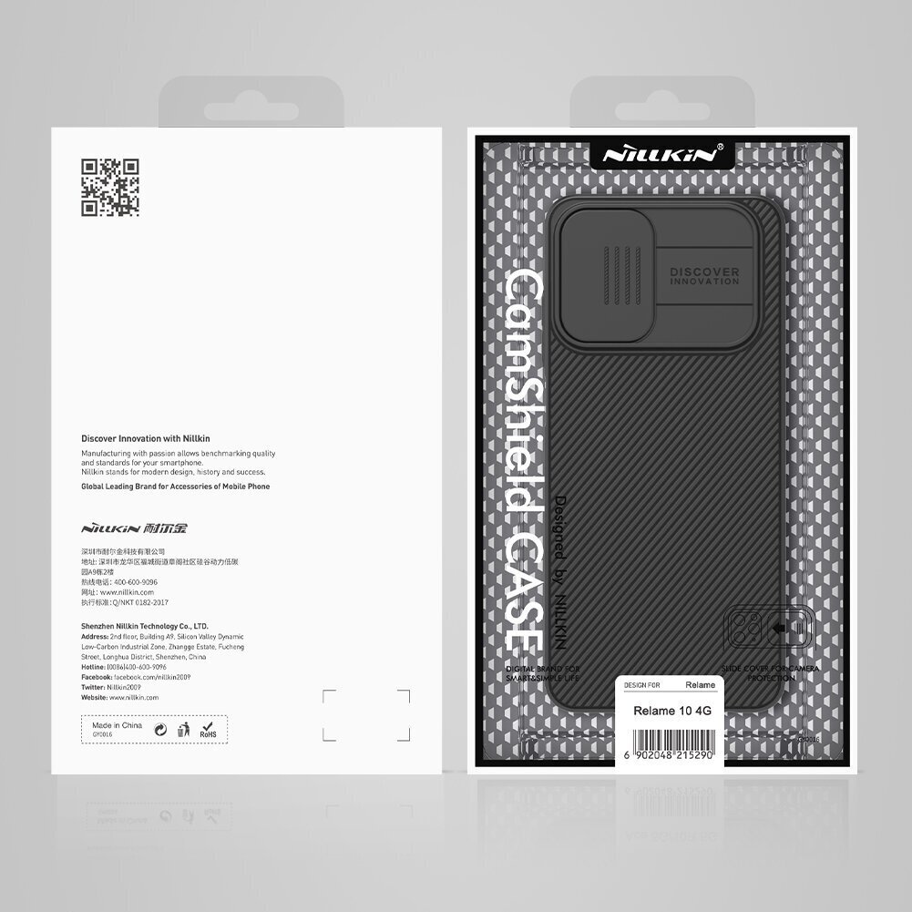 Nillkin CamShield Hard Case for Realme 10 4G Black cena un informācija | Telefonu vāciņi, maciņi | 220.lv