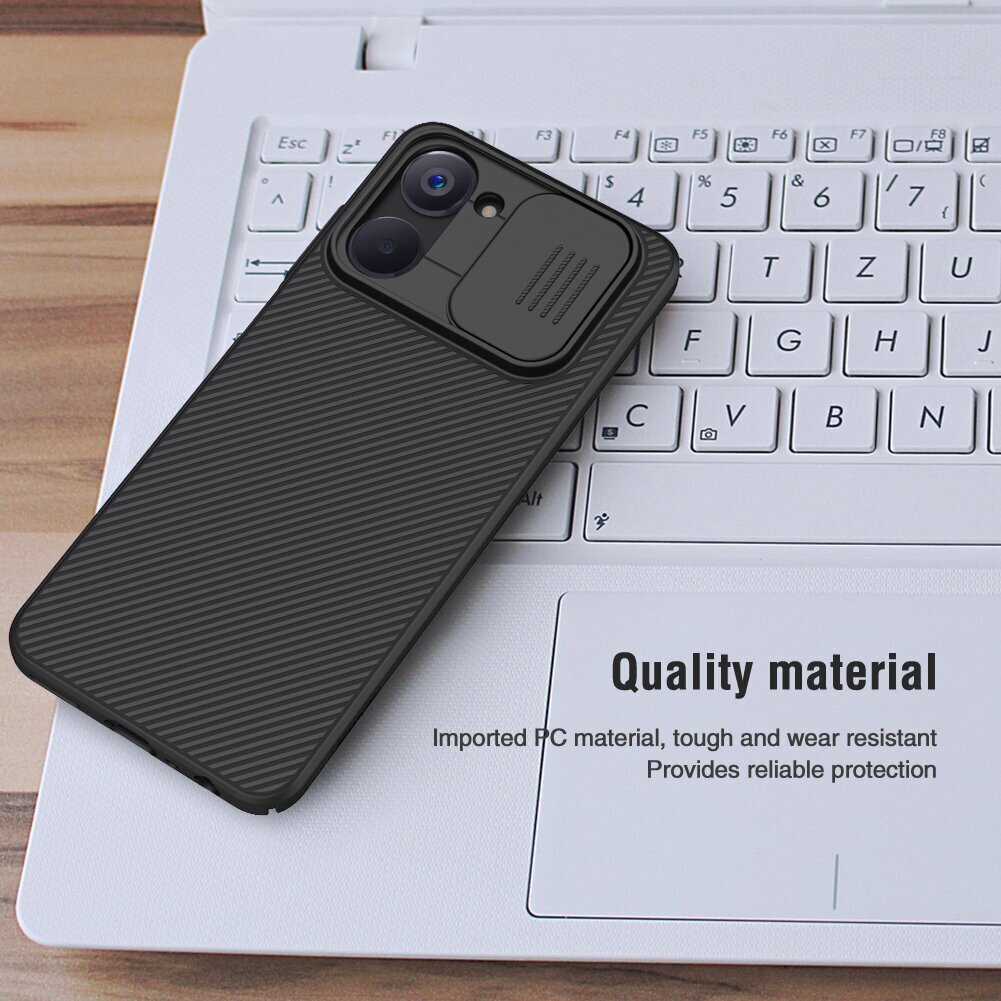 Nillkin CamShield Hard Case for Realme 10 4G Black cena un informācija | Telefonu vāciņi, maciņi | 220.lv