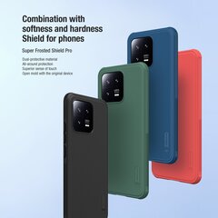 Nillkin Super Frosted PRO Back Cover for Xiaomi 13 Deep Green cena un informācija | Telefonu vāciņi, maciņi | 220.lv