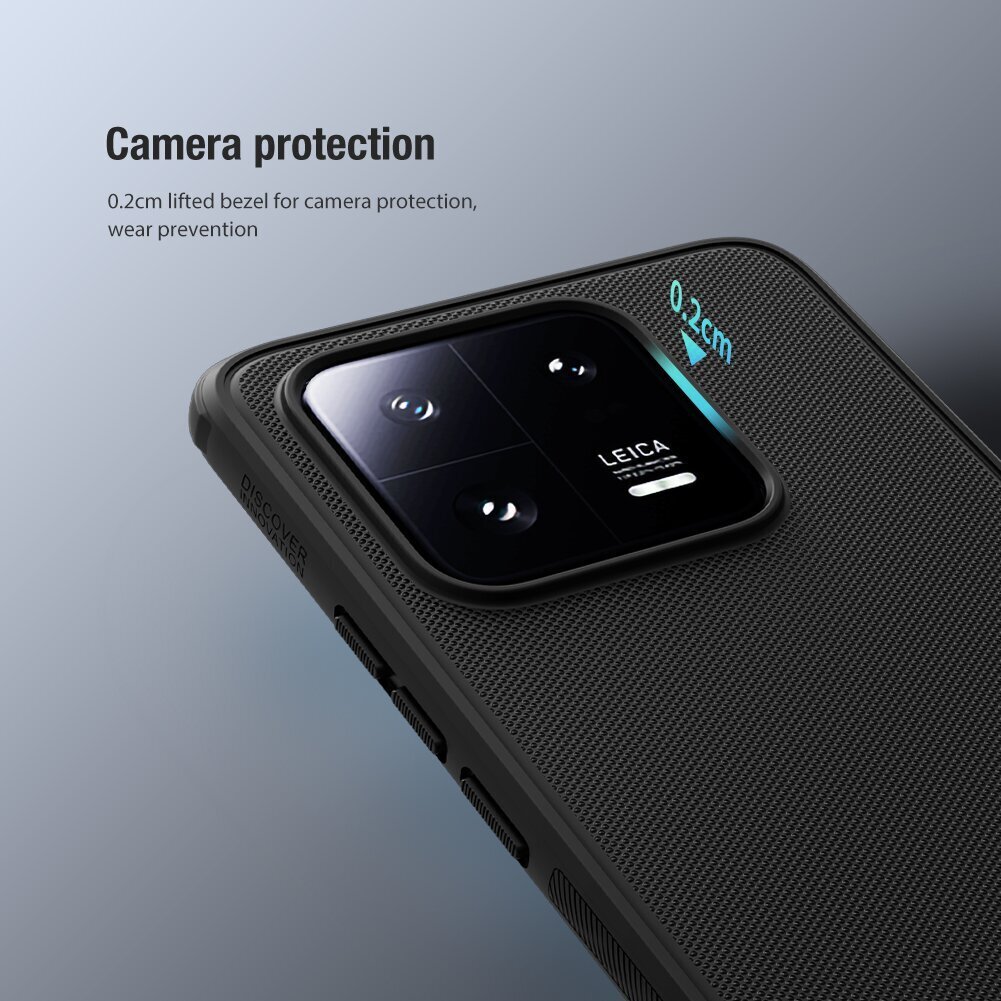 Nillkin Super Frosted PRO Back Cover for Xiaomi 13 Pro Black cena un informācija | Telefonu vāciņi, maciņi | 220.lv