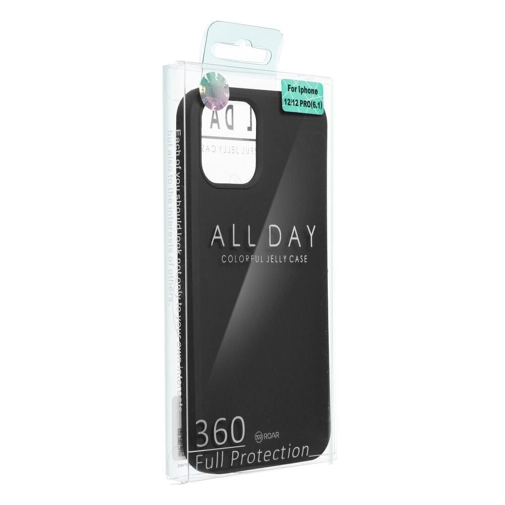 ROAR Colorful Jelly apvalks priekš Samsung Galaxy S22 Ultra 5G (6,8″) – Melns cena un informācija | Telefonu vāciņi, maciņi | 220.lv