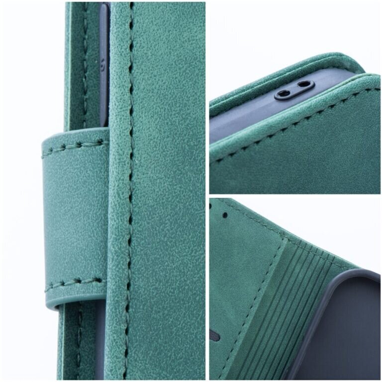 Forcell TENDER folio apvalks priekš Samsung Galaxy S23 Ultra (6,8″) - Zaļš цена и информация | Telefonu vāciņi, maciņi | 220.lv