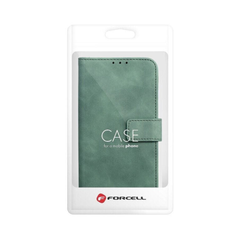 Forcell TENDER folio apvalks priekš Samsung Galaxy S23 Ultra (6,8″) - Zaļš цена и информация | Telefonu vāciņi, maciņi | 220.lv