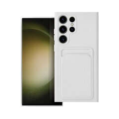 Forcell CARD apvalks priekš Samsung Galaxy S23 Ultra (6,8") - Balts цена и информация | Чехлы для телефонов | 220.lv