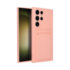 Чехол Forcell CARD для Samsung Galaxy S23 Ultra (6,8") - Розовый цена и информация | Чехлы для телефонов | 220.lv
