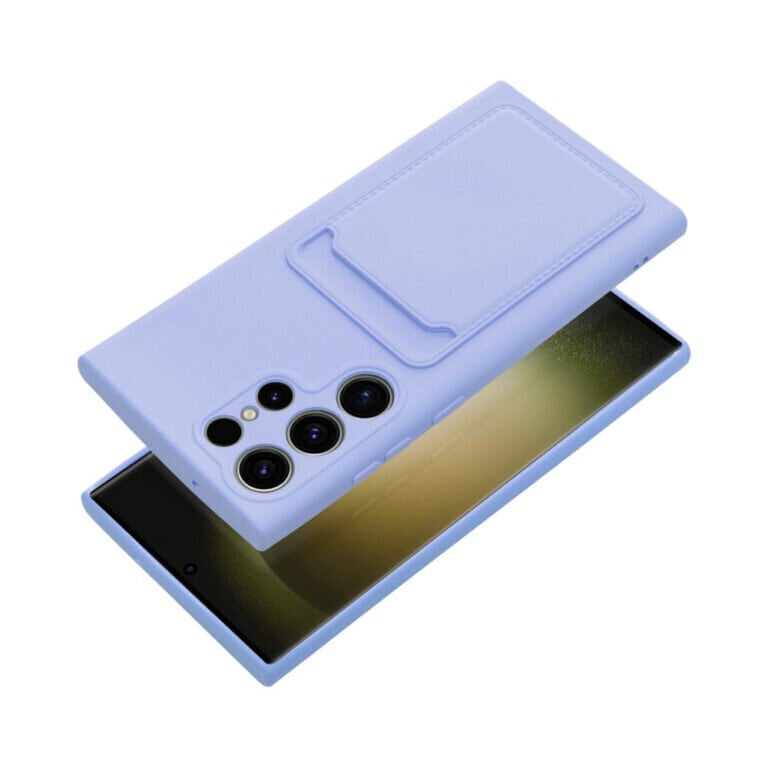 Forcell CARD apvalks priekš Samsung Galaxy S23 Ultra (6,8") - Violets цена и информация | Telefonu vāciņi, maciņi | 220.lv