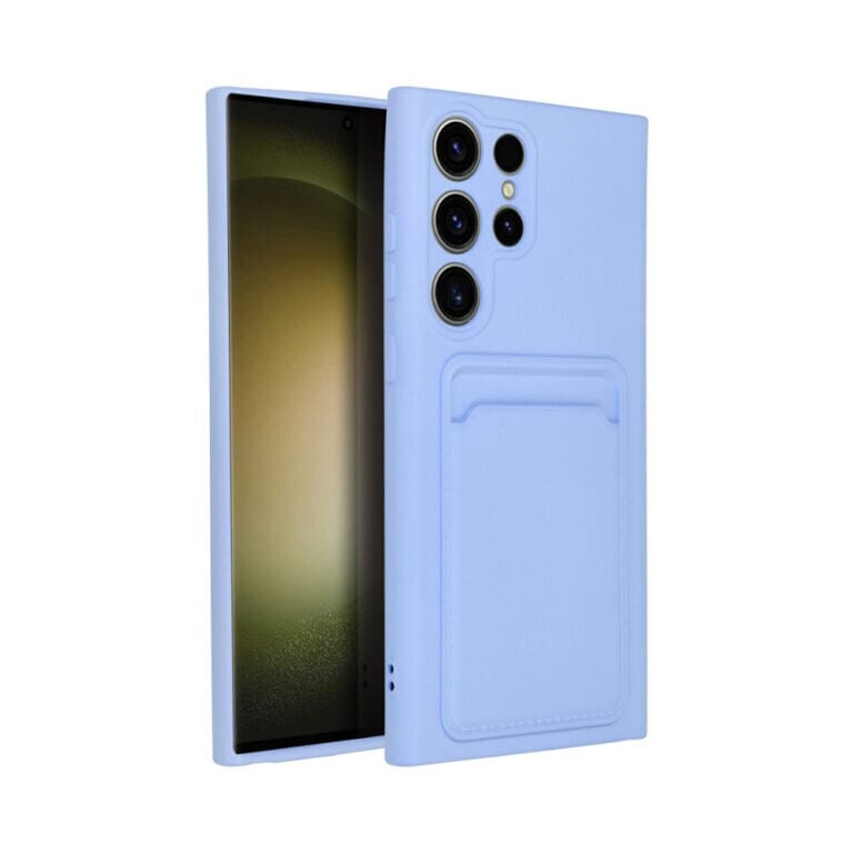 Forcell CARD apvalks priekš Samsung Galaxy S23 Ultra (6,8") - Violets cena un informācija | Telefonu vāciņi, maciņi | 220.lv