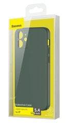 Защитный чехол Baseus Liquid iPhone 12 mini, темно-зеленый цена и информация | Чехлы для телефонов | 220.lv