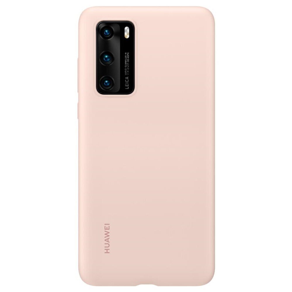 Original Case for Huawei P40 - Silicone Protective Case (51993729) PINK cena un informācija | Telefonu vāciņi, maciņi | 220.lv