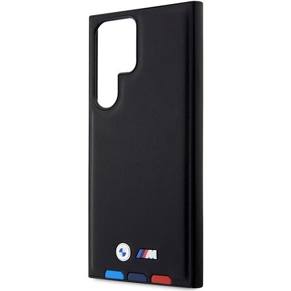 Original Case BMW Leather Stamp Tricolor BMHCS23L22PTDK for Samsung Galaxy S23 Ultra Black цена и информация | Telefonu vāciņi, maciņi | 220.lv