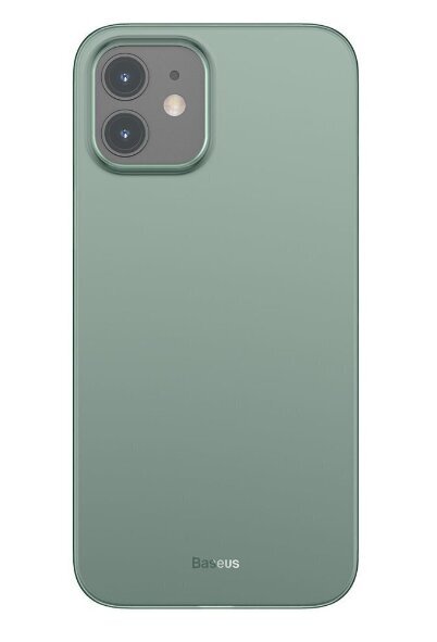 Telefona maciņš Baseus Wing Case Ultrathin priekš iPhone 12 Pro / iPhone 12, zaļš cena un informācija | Telefonu vāciņi, maciņi | 220.lv