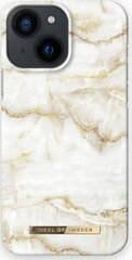iDeal of Sweden Golden Pearl Marble piemērots iPhone 13 Mini, balts cena un informācija | Telefonu vāciņi, maciņi | 220.lv
