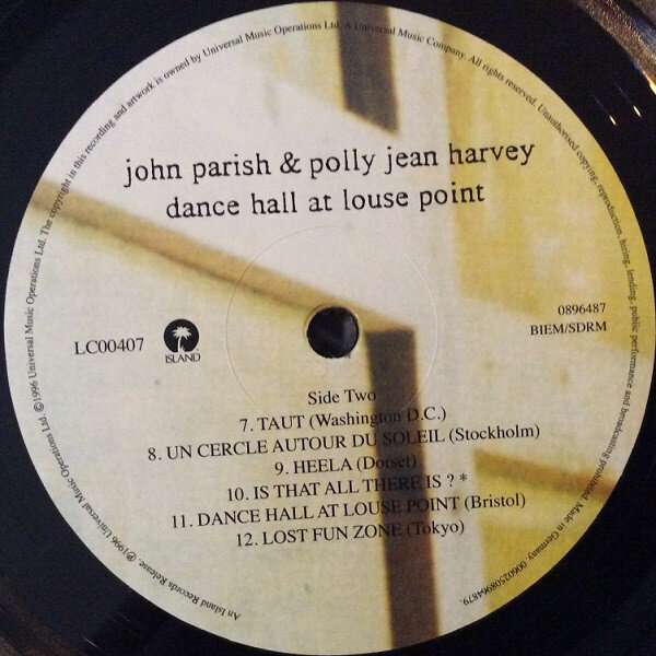 Vinila plate John Parish & Polly Jean Harvey - Dance Hall At Louse Point, LP, 12" vinyl record cena un informācija | Vinila plates, CD, DVD | 220.lv