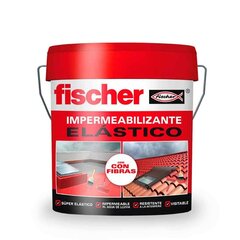 Ūdens izturīgs Fischer Elastīgs Sarkans 15 L cena un informācija | Izolācijas materiāli | 220.lv