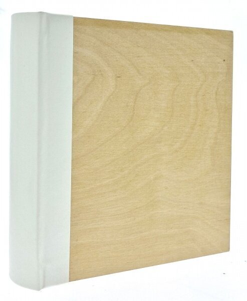 Fotoalbums Gedeon Wood White, 10x15 cm cena un informācija | Foto rāmji, foto albumi | 220.lv