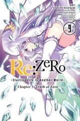 re:Zero Starting Life in Another World, Chapter 3: Truth of Zero, Vol. 9 (manga) cena un informācija | Fantāzija, fantastikas grāmatas | 220.lv