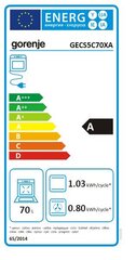 Gorenje GECS5C70XA cena un informācija | Elektriskās plītis | 220.lv