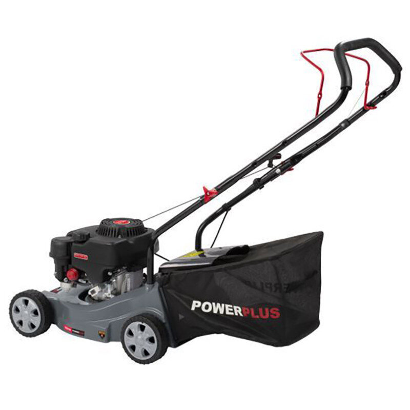 Zāles pļaujmašīna 132cc 390mm POWERPLUS EG cena un informācija | Zāles pļāvēji | 220.lv