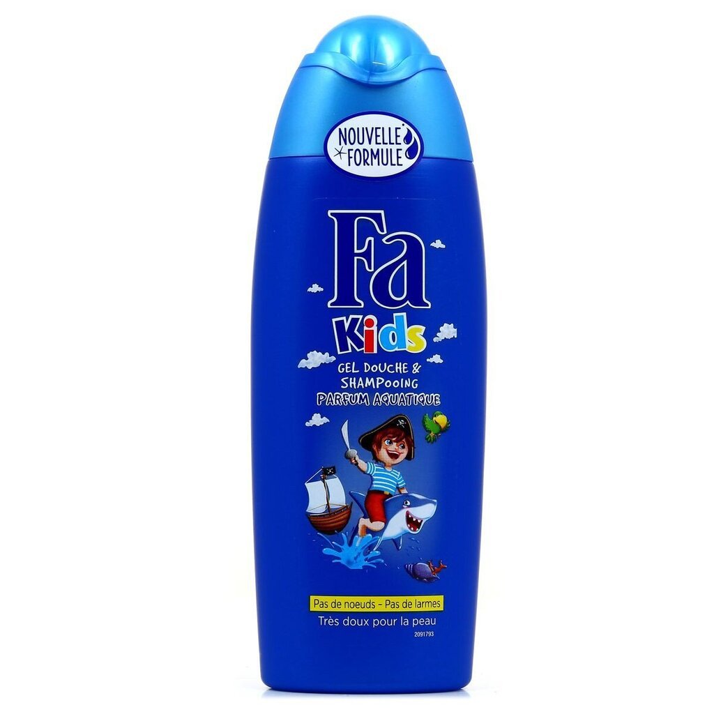 Fa kids dušas gēls un šampūns 2 in1 (250ml) cena un informācija | Dušas želejas, eļļas | 220.lv