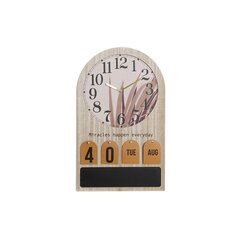 Sienas pulkstenis DKD Home Decor Dabisks Daudzkrāsains Koks MDF (34 x 4,5 x 56 cm) cena un informācija | Pulksteņi | 220.lv