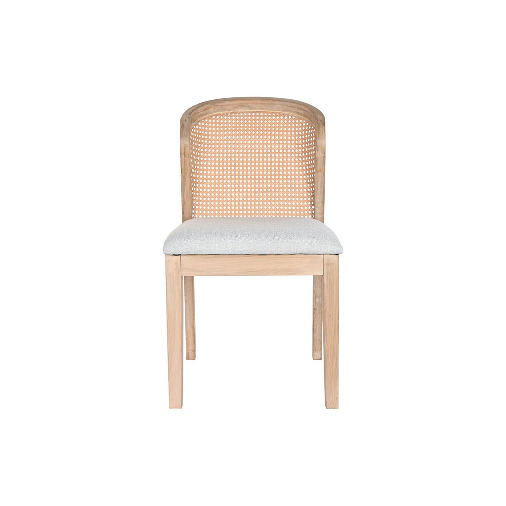 Ēdamistabas krēsls DKD Home Decor Egle Poliesters Gaiši pelēks (46 x 61 x 86 cm) cena un informācija | Virtuves un ēdamistabas krēsli | 220.lv