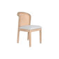 Ēdamistabas krēsls DKD Home Decor Egle Poliesters Gaiši pelēks (46 x 61 x 86 cm) cena un informācija | Virtuves un ēdamistabas krēsli | 220.lv