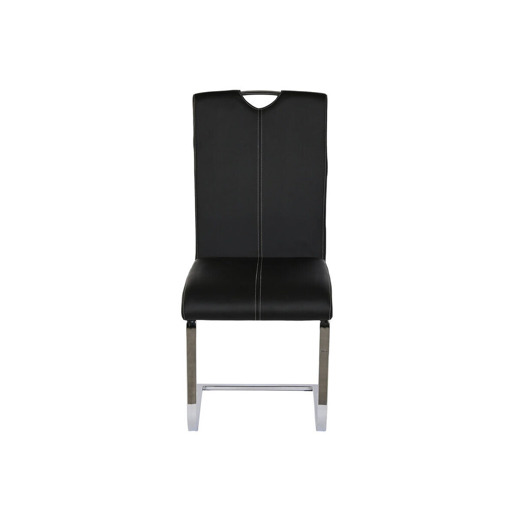 Ēdamistabas krēsls DKD Home Decor Melns Metāls Poliuretāns (59 x 45 x 102 cm) cena un informācija | Virtuves un ēdamistabas krēsli | 220.lv