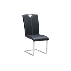 Ēdamistabas krēsls DKD Home Decor Melns Metāls Poliuretāns (59 x 45 x 102 cm) cena un informācija | Virtuves un ēdamistabas krēsli | 220.lv