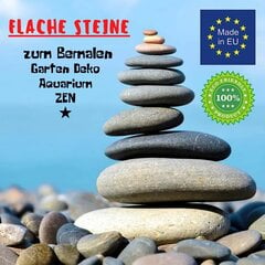 Velles Большие камни для покраски плоские камни мандалы. цена и информация | Мульча, декоративный щебень | 220.lv