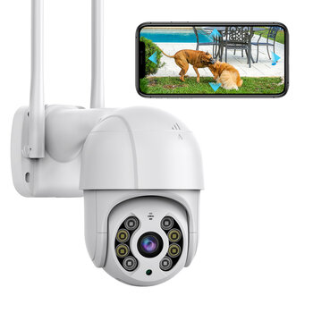 Wifi kамера наблюдения, 4мп цена и информация | Камеры видеонаблюдения | 220.lv