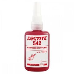 Vītņu hermētiķis veidgabaliem 542 50ml, Loctite cena un informācija | Līmes | 220.lv