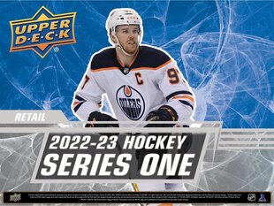 Hokeja kartītes Upper Deck Series One 2022/2023 Blaster Box cena un informācija | Kolekcionējamas kartiņas | 220.lv