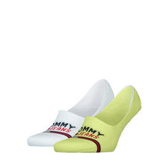 Th uni tj no show mid cut 2p tommy hilfiger for women's white 701218959008 цена и информация | Женские носки | 220.lv