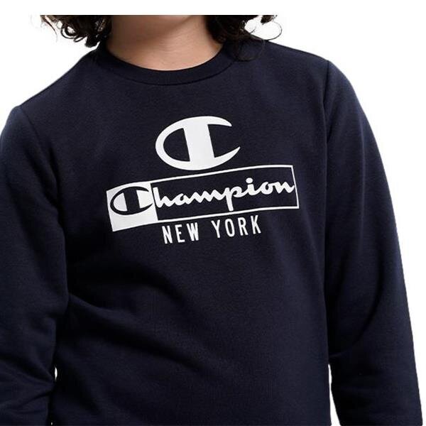 Crewneck sweatshirt champion legacy bērniem navy 306172bs501 306172BS501 cena un informācija | Zēnu jakas, džemperi, žaketes, vestes | 220.lv