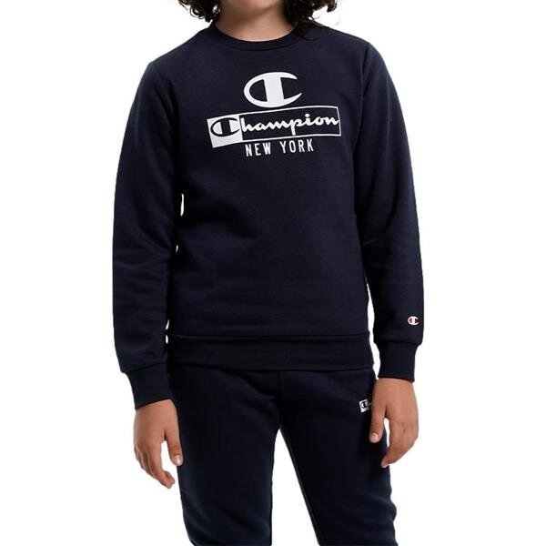 Crewneck sweatshirt champion legacy bērniem navy 306172bs501 306172BS501 cena un informācija | Zēnu jakas, džemperi, žaketes, vestes | 220.lv