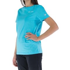 Crewneck t-shirt champion legacy for women's blue 114912bs128 114912BS128 цена и информация | Женские футболки | 220.lv