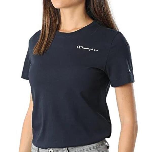 Crewneck t-shirt champion legacy sievietēm navy 114912bs501 114912BS501 cena un informācija | T-krekli sievietēm | 220.lv