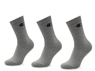 3pk crew socks champion legacy vīriešiem grey u24558em010 U24558EM010 цена и информация | Мужские носки | 220.lv