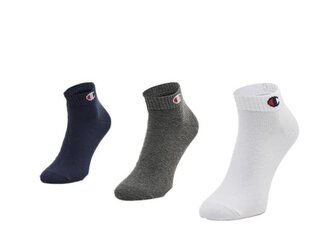 3pk quarter socks champion legacy for men's white u24559bs501 U24559BS501 цена и информация | Мужские носки | 220.lv