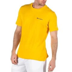 Crewneck t-shirt champion legacy vīriešiem yellow 218539ys019 218539YS019 cena un informācija | Vīriešu T-krekli | 220.lv