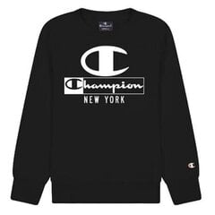 Crewneck sweatshirt champion legacy bērniem black 306172kk001 306172KK001 cena un informācija | Zēnu jakas, džemperi, žaketes, vestes | 220.lv