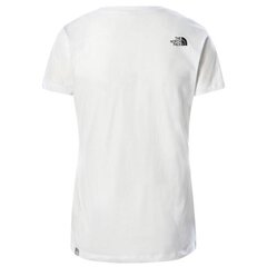 W s/s sd tee the north face sievietēm white nf0a4t1afn4 NF0A4T1AFN4 cena un informācija | Sporta apģērbs sievietēm | 220.lv