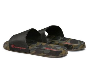 Slide leo champion legacy for men's green s22064gs521 S22064GS521 цена и информация | Мужские шлепанцы, босоножки | 220.lv