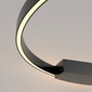 51W LED Sienas lampa Maytoni Rim kolekcija melna &Oslash;80cm 3000K 2400lm MOD058WL-L50B3K cena un informācija | Sienas lampas | 220.lv