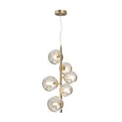 Piekaramā lampa Dallas Maytoni Modern MOD545PL-06G cena un informācija | Griestu lampas | 220.lv