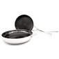 Crowd Cookware - Panna Blackbeard - Pannu komplekts - Ø 24 + 28 cm - Nepiedeg un nesaskrāpējas - Piemērota visu tipu plītīm - Nerūsējošā tērauda - Var mazgāt trauku mazgājamā mašīnā un lietot cepeškrāsnī цена и информация | Pannas | 220.lv