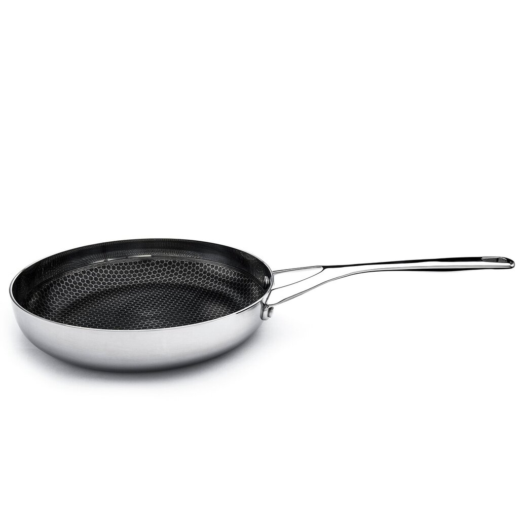 Crowd Cookware - Panna Blackbeard - Ø 28 cm - Ar nepiedegošu pārklājumu un izturīga pret skrāpējumiem - Nerūsējošā tērauda - Var mazgāt trauku mazgājamā mašīnā un lietot cepeškrāsnī цена и информация | Pannas | 220.lv