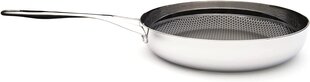 Crowd Cookware - Panna Blackbeard - Ø 28 cm - Ar nepiedegošu pārklājumu un izturīga pret skrāpējumiem - Nerūsējošā tērauda - Var mazgāt trauku mazgājamā mašīnā un lietot cepeškrāsnī цена и информация | Cковородки | 220.lv