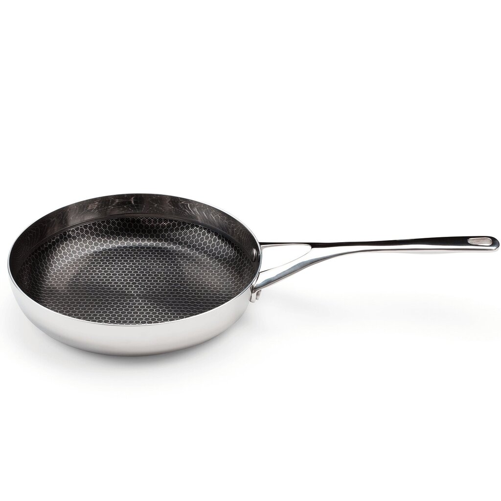 Crowd Cookware - Panna Blackbeard - Ø 28 cm - Ar nepiedegošu pārklājumu un izturīga pret skrāpējumiem - Nerūsējošā tērauda - Var mazgāt trauku mazgājamā mašīnā un lietot cepeškrāsnī cena un informācija | Pannas | 220.lv